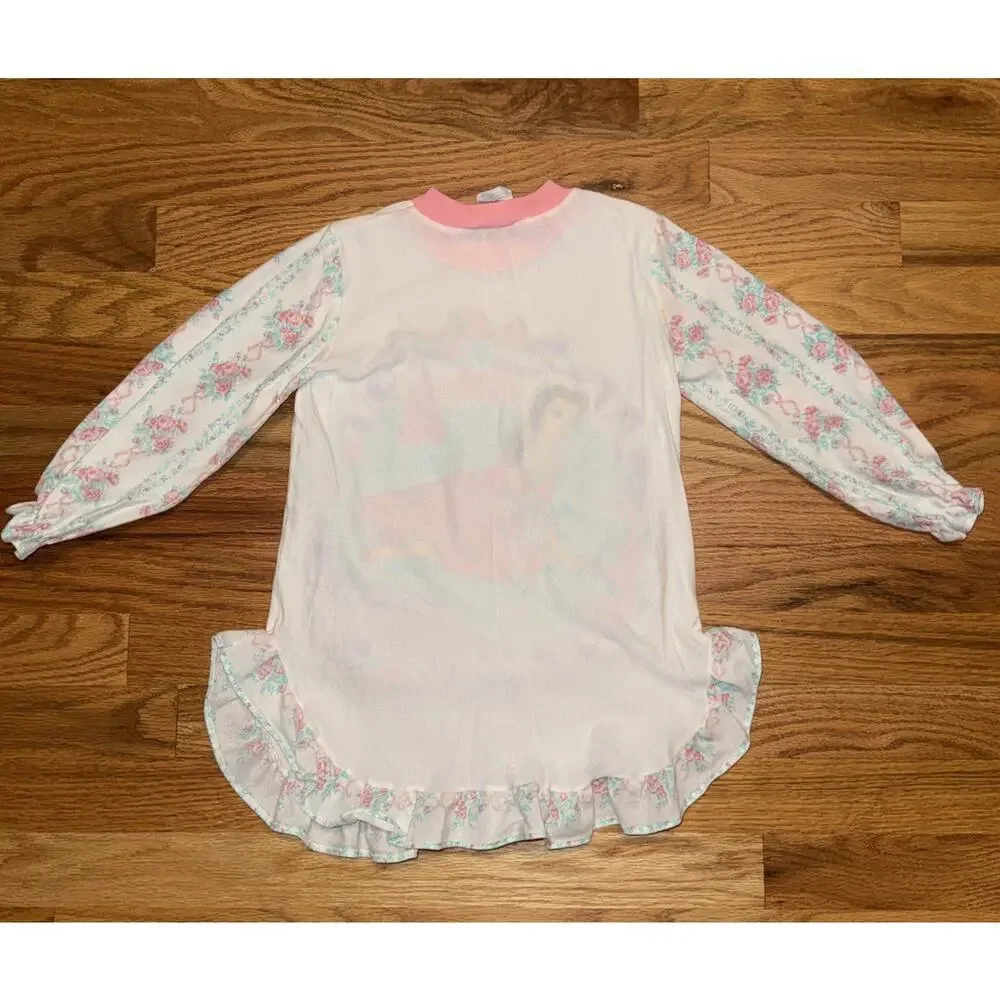 Vintage Walt Disney Beauty & The Beast Girls Nightgown Size 6 Nightgown